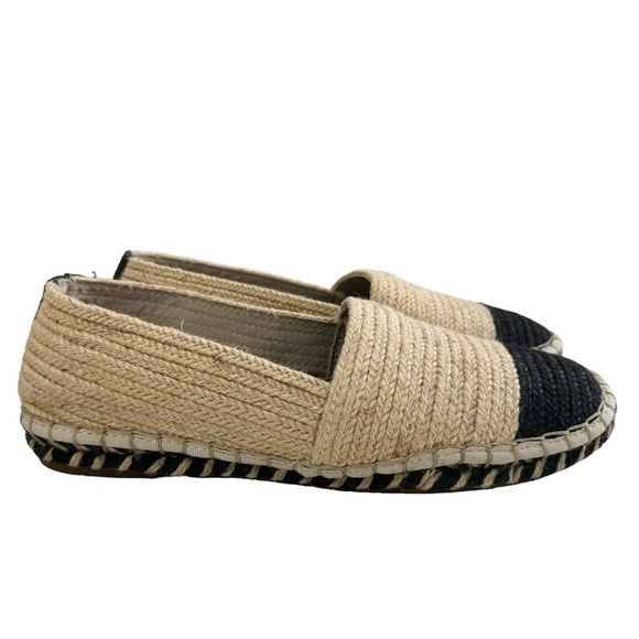 NWOT Zara Trafaluc Espadrille Jute Slip-On Loafers Size 39/US 8 - Picture 3 of 16